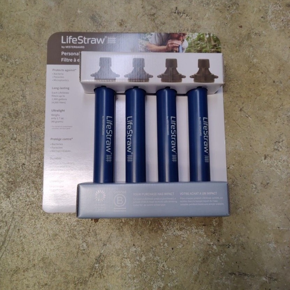 Blue Cylindrical Storage Containers Set